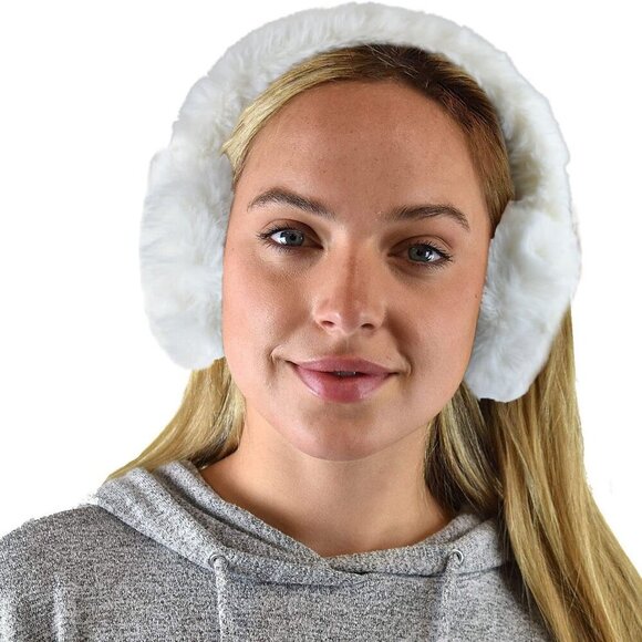 Soft Winter Warm Adjustable Headband Ear Warmer Earmuffs - Picture 2 of 3